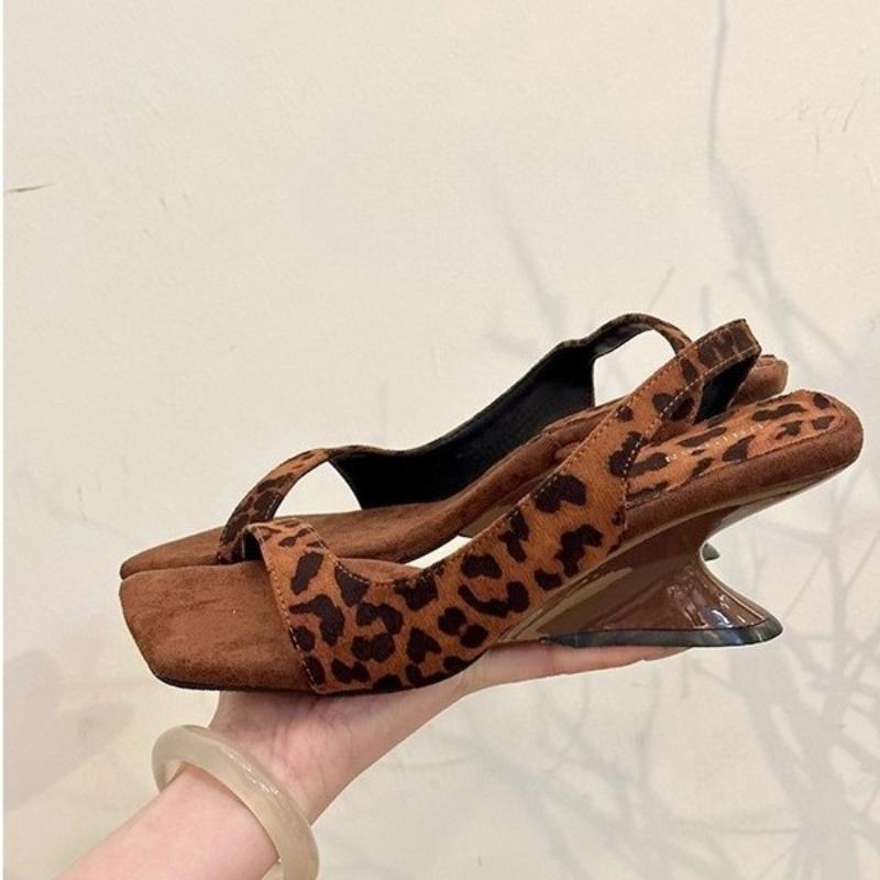 2025 New Summer Women's Low Heel Sandals Fashion Narrow Band Open Toe Shoes Ladies Evening Dancing Party Shoes
