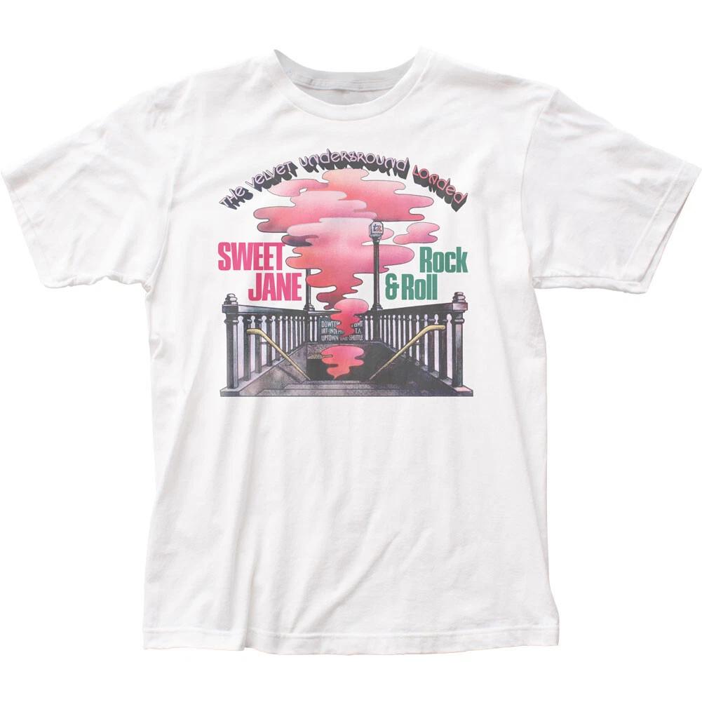 Velvet Underground Sweet Jane Mens T Shirt Rock Roll Music Classic Tee White