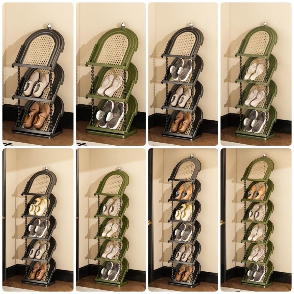Rutschfester mehrschichtiger Schuhständer DIY vertikaler Schuhaufbewahrungs-Organizer Heimorganisation