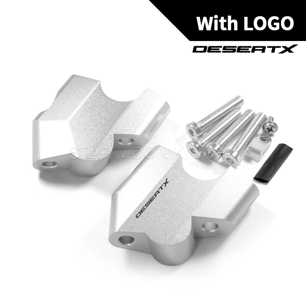 Drag Handle bar For Ducati Desert X DesertX 2022- Motorcycle With Offset Handlebar Risers Clamp Extension Adapter