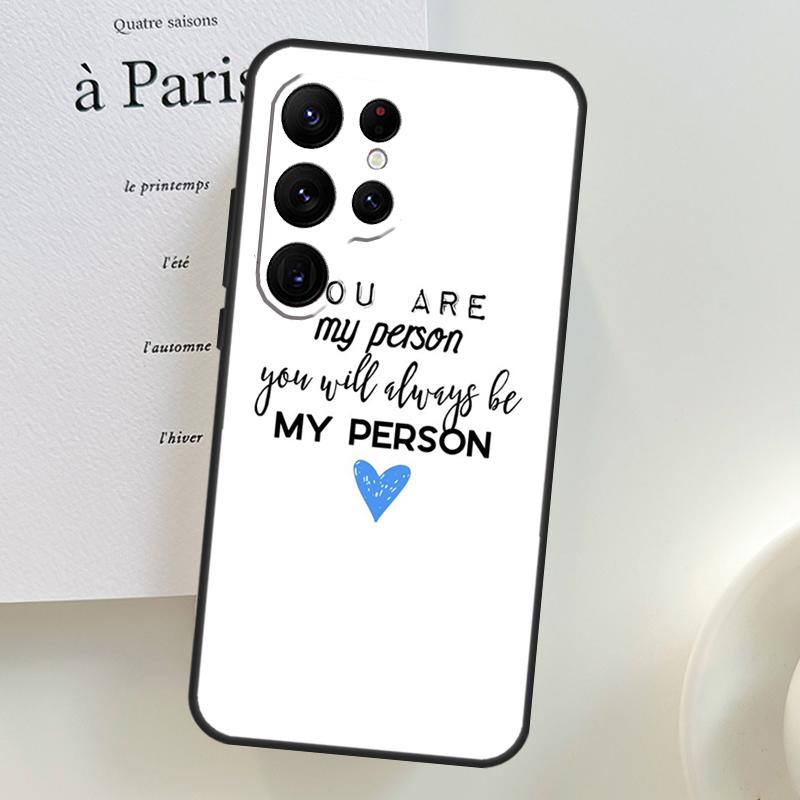 

Greys Anatomy You are my person Case For Samsung Galaxy S26 Ultra S25 S24 S22 S21 S23 Ultra Plus S10 S20 S25 FE Phone Cover Galaxy S22 Plus