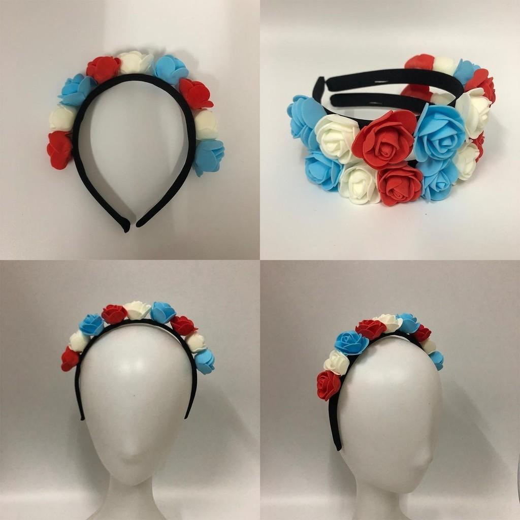 Stunning Red White Blue Flower Crown A Must-have For The Queen's 70th Platinum Jubilee