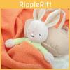 Peluche Coniglio Dormiente Riempito in Cotone PP Idea Regalo per Neonate