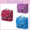 Urban Minimalist Style Polyester Letter Pattern Makeup Organizer Bag With Hook For Men And Women