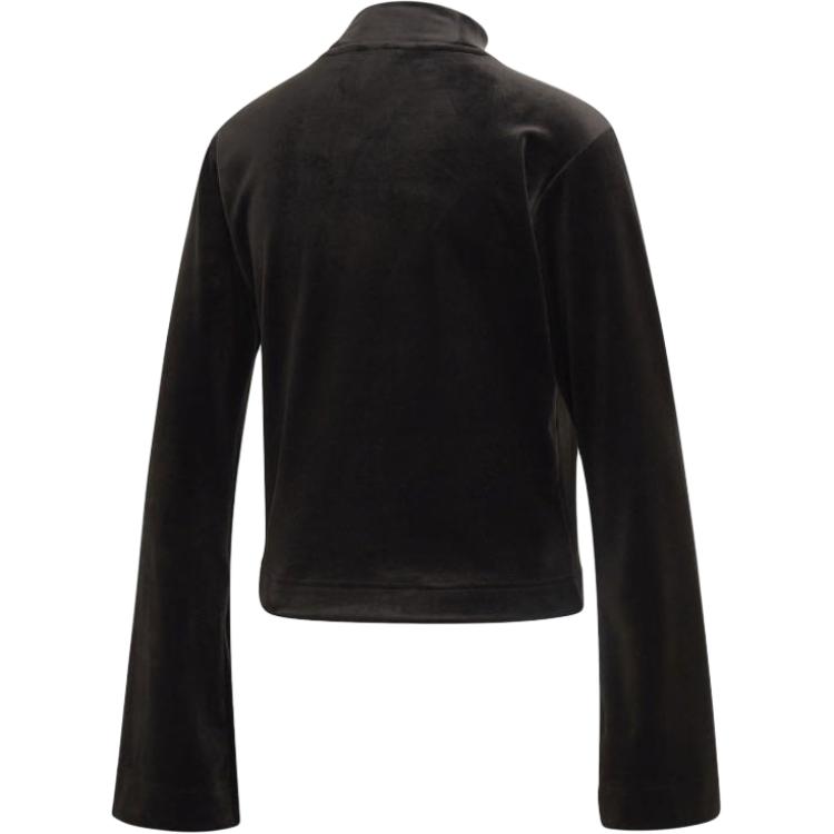 Adidas Originals Sweater Series Solid Color Skin-Friendly Comfortable Pullover Sweatshirt Women sweater Black EC1899