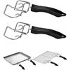 2Pcs Tray Extractor for Air Fryers Grills Extractor for Kitchen Oven Rack Pullers