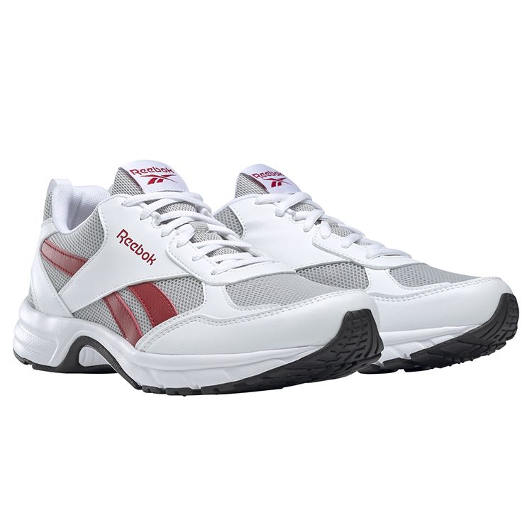 Reebok Pheehan 5.0 Breathable Low-Top Running Shoes Unisex Sneakers White Gray FV4293