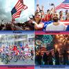 4th of July Glitter Stick Party Sparkle Stick Independence Day Glitter Body Decor 10-Pack