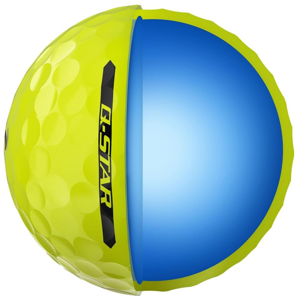 Srixon Unisex Adult Yellow Golf 12 US Balls, Yellow,