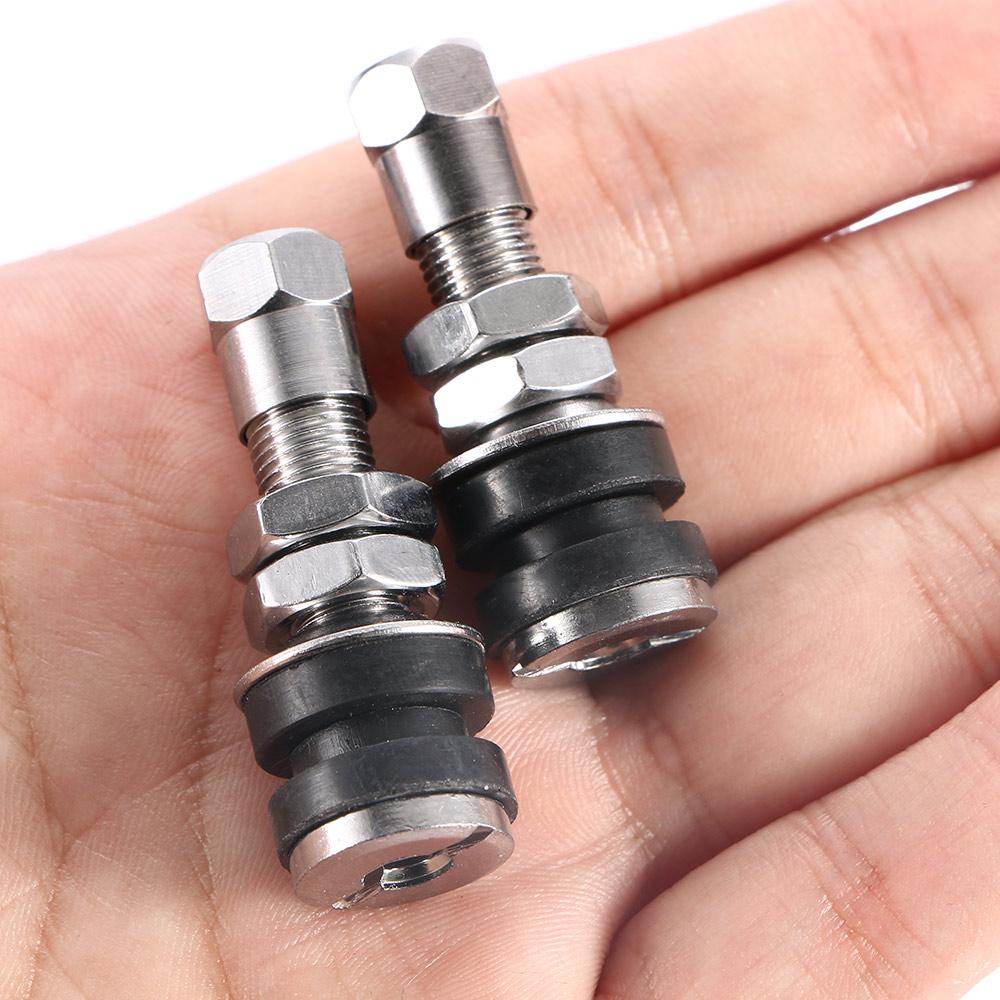 Universal Zinc Zinc Alloy+Rubber Tubeless Tyre Motorcycle Accessories Bicycle Tire Valve Auto Parts