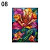 Colorful Stained Glass Film Self-adhesive Frosted Opaque Window Film Toilet Hotel Club Art Decoration Privacy Window Films