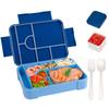 Portable Heated Bento Lunch Box for Kids and Students
