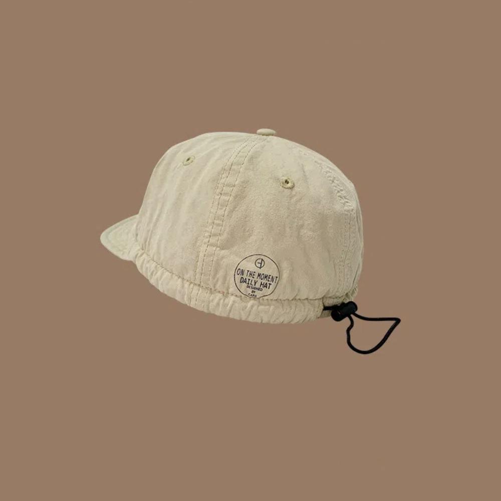 Drawstring Adjust Cargo Baseball Cap Casual Peaked Cap Trendy Sun Hat  Outdoor