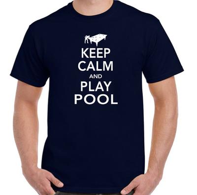Pool Unisex T-shirt Keep Calm Play Funny