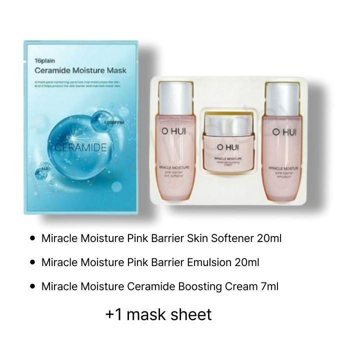 O HUI Miracle Travel 3-Piece Set+Mask Pack