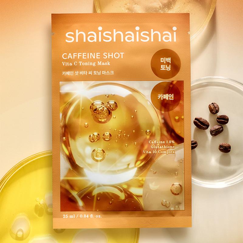 [shaishaishai] Caffeine Shot Vita C Toning Mask 25ml