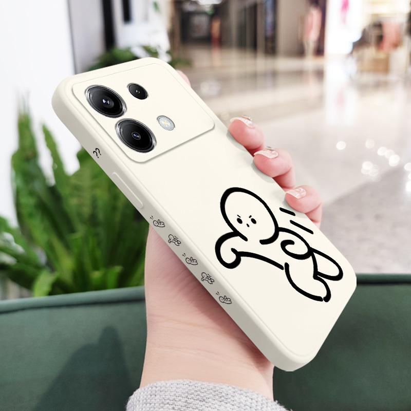 Go Line Man Phone Case For Xiaomi Poco X6 F6 M6 M5 M5S F5 X5 F4 X4 M4 F3 M3 X3 Pro 4G 5G GT Silicone Cover