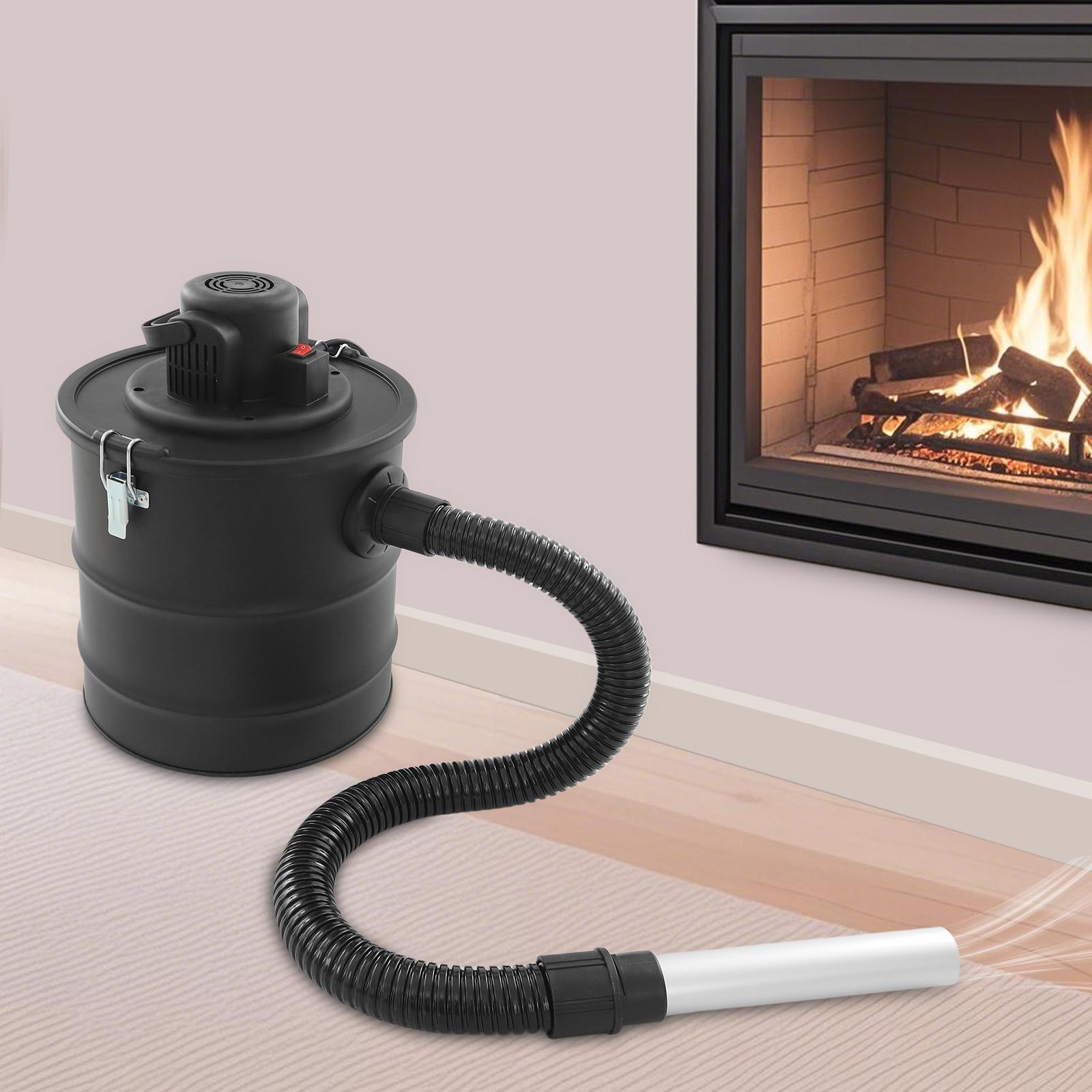 

Пылесос для золы из чугуна, Черный цилиндрический пылесос для золы камина, Напольный, для различных типов всасывания золы из камина чёрный