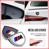 1Pcs 3D Metal M LOGO Emblem Auto Door Shield Car Body Badge Sticker For 330Li 325Li 320Li E46 E39 E90 E60 E36 F30 F10 E34 X5 E53 E30 F20