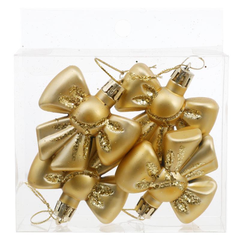 Hand-Painted Flat Candy Christmas Tree Ornament Set