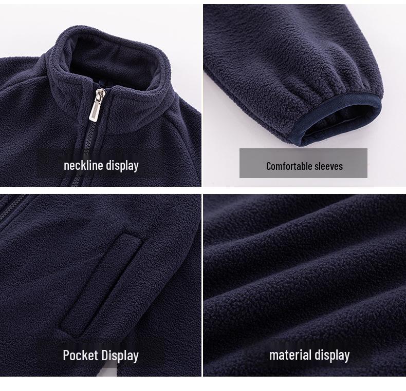 Children's Windbreaker Uniform: 3-Piece Set for Primary School - Detachable for Spring, Autumn, and Winter Wear.
