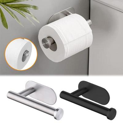 Selbstklebender Toilettenpapierrollenhalter aus Edelstahl 304, Wandmontage, für Handtücher, Badekugeln, für Küche und Badezimmer