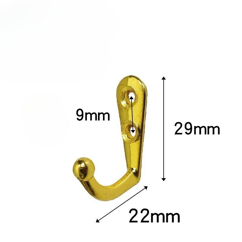 1/5/10PCS Retro Hooks Single Row Hooks Mini Wall Hooks for Home Kitchen Clothes Hanging, Modern Style, Utility Hooks