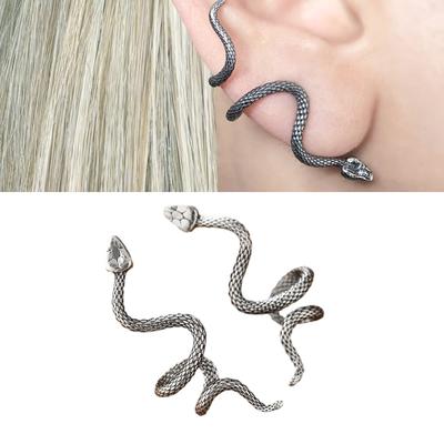 Stilvolle Schlangenohrringe für den täglichen Gebrauch und besondere Anlässe Tieranhänger Ohrschmuck Legierung Modeaccessoire