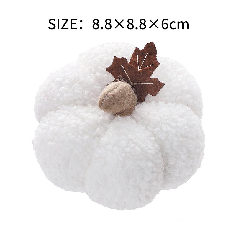 3 Colors Classic Halloween Pumpkin Decorations Halloween Nordic Wind Simulation Soft Pumpkin Ornaments For Party & Home Gifts