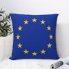 EU Europe European Union European Flag EU Stars Square Pillowcase Cushion Cover Pillow Case Throw Pillow Cover for Home Bedroom