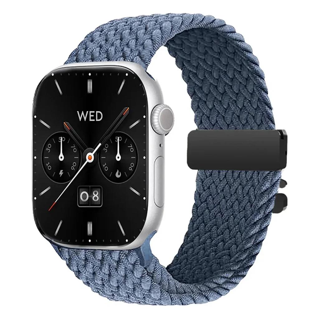Braided Solo Loop Strap For Apple Watch band 44mm 45mm 46mm 40mm 41mm 42mm 49mm Bracelet iWatch Series Ultra 2 10 9 SE 8 7 6 5 4