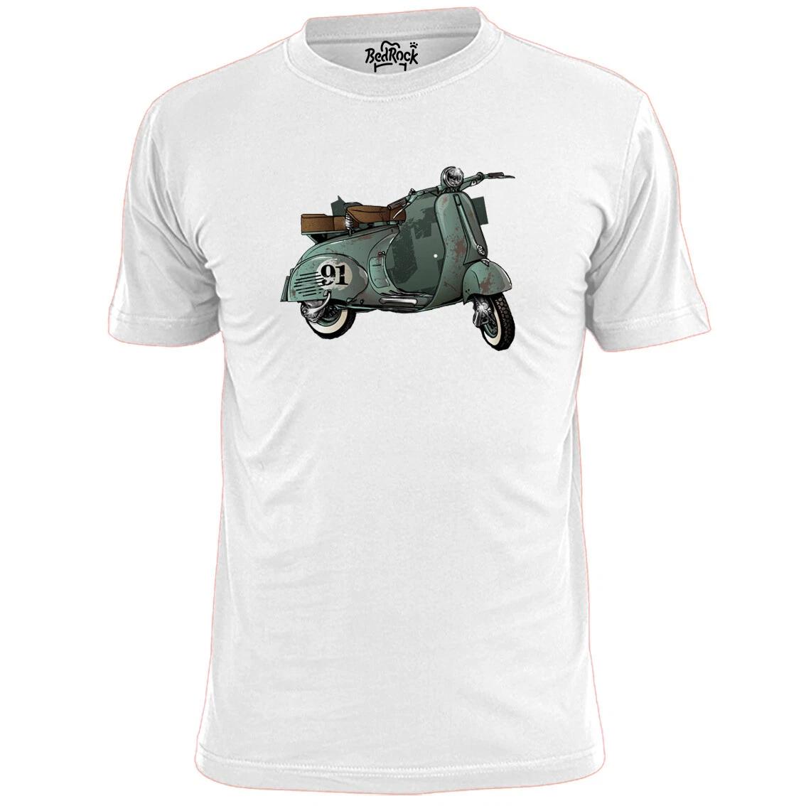 Mens Scooter 91 Beetle T shirt Vespa Lambretta Mod Jam 4XL