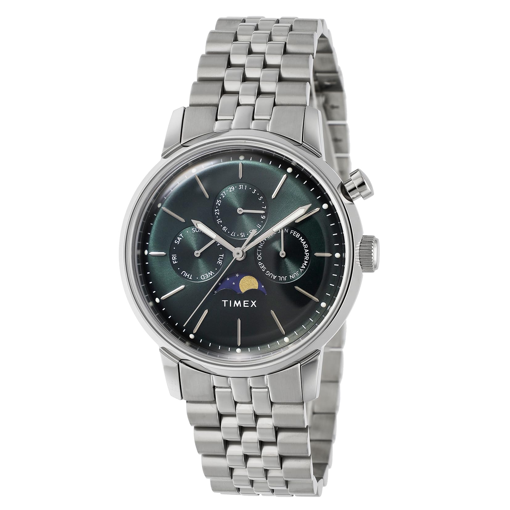 

Merlin Watch Quartz 5 ATM Water Resistant Plastic Green Dial TW2Y09900 Unisex [TIMEX] [Authentic] зелений