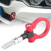 Car Auto Trailer Aluminum Alloy Front Tow Hook Decoration Towing Ring for E Series Red