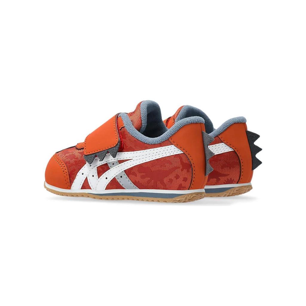 Asics Idaho Baby KT-ES D Dinosaur Park - Orange Baby Sneakers White 1144A325-800