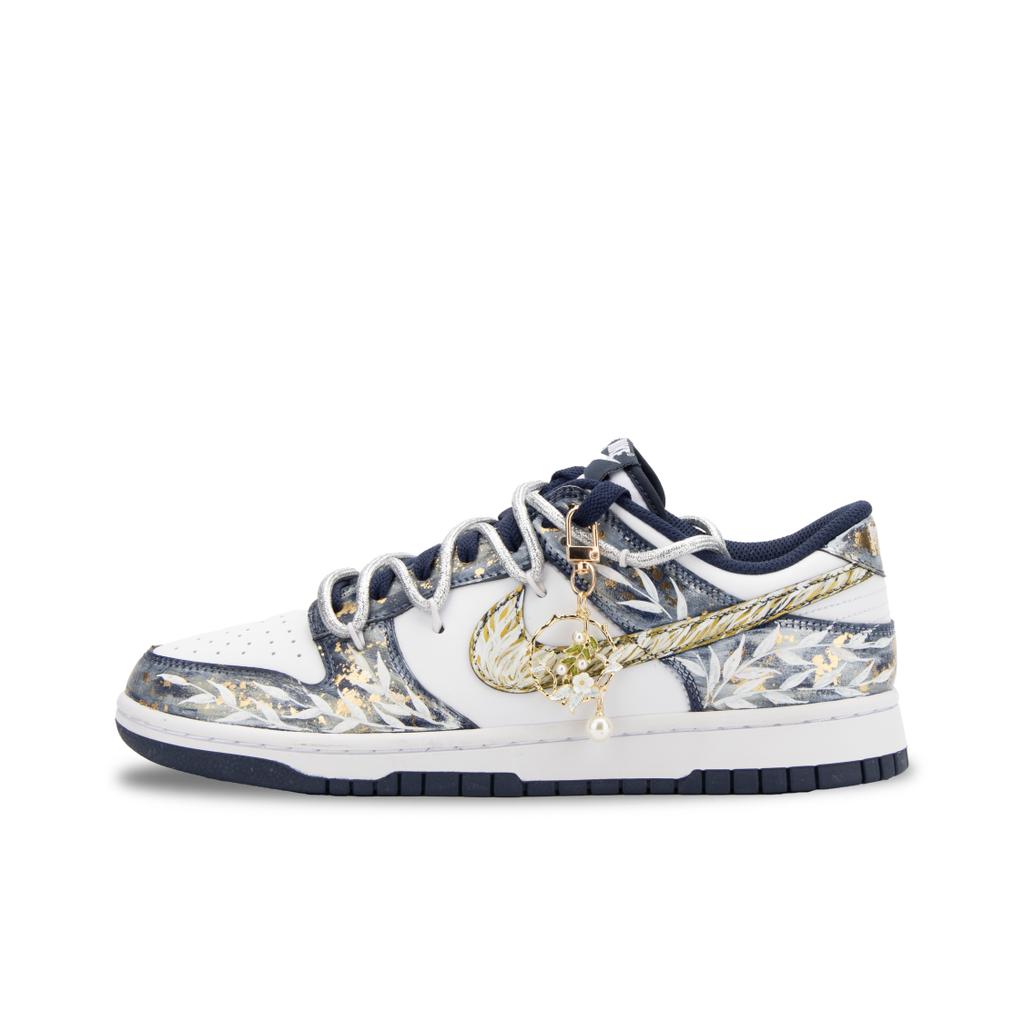 Nike Scarpe da Skateboard Dunk Unisex Basse Blu/Oro HF5441-107(Team1390-)