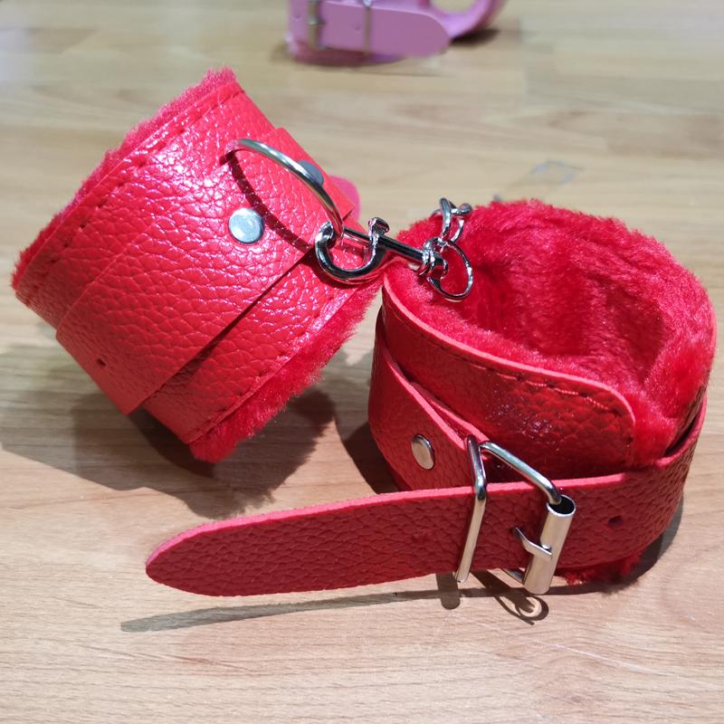 PU Leather Handcuffs,Sex Bondage Restraints Wrist Hand Cuffs Product,Adult Game Toys for