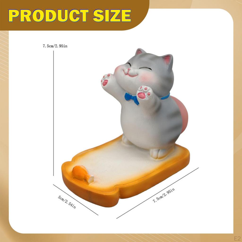 Funny Animal Phone Holder Cellphone Stand Display Gift Ornament Resin Smartphone Bracket Sensory Toy