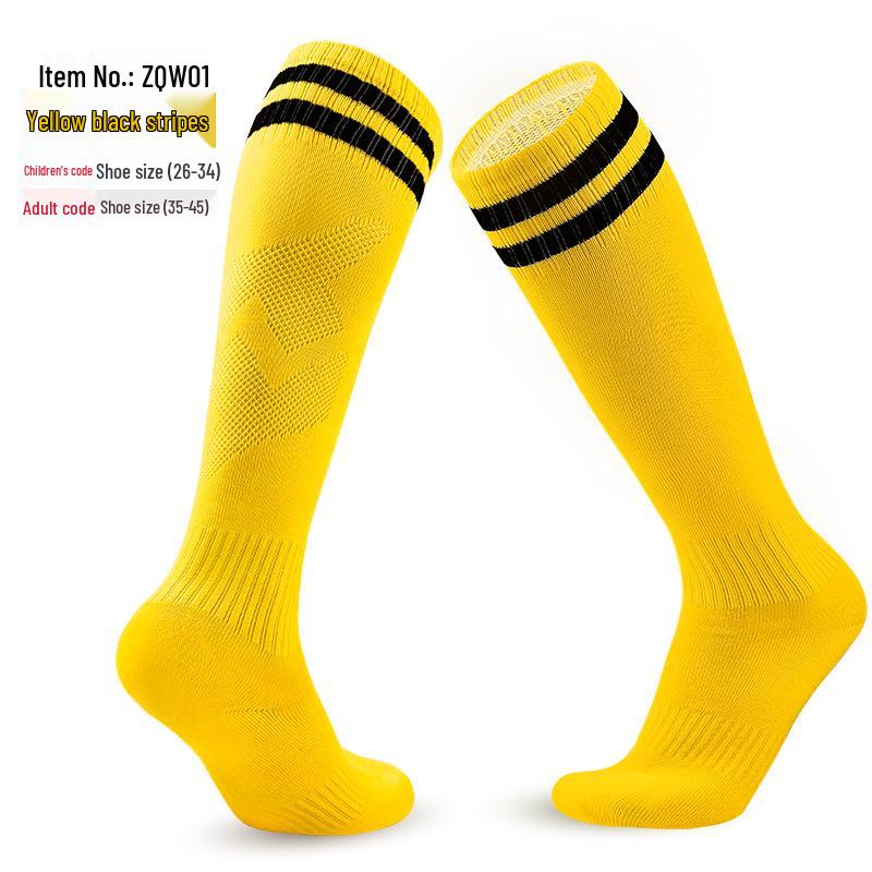 Thickened Non-Slip Long Tube Football Socks for Men & Women - Ideal for Training and Competition