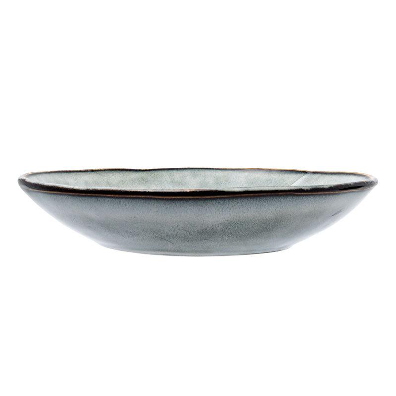 Japanese Stroke Open Bowl Ceramic Tableware Household Salad Bowl Vegetable Bowl Practical Dessert Bowl Pasta Bowl