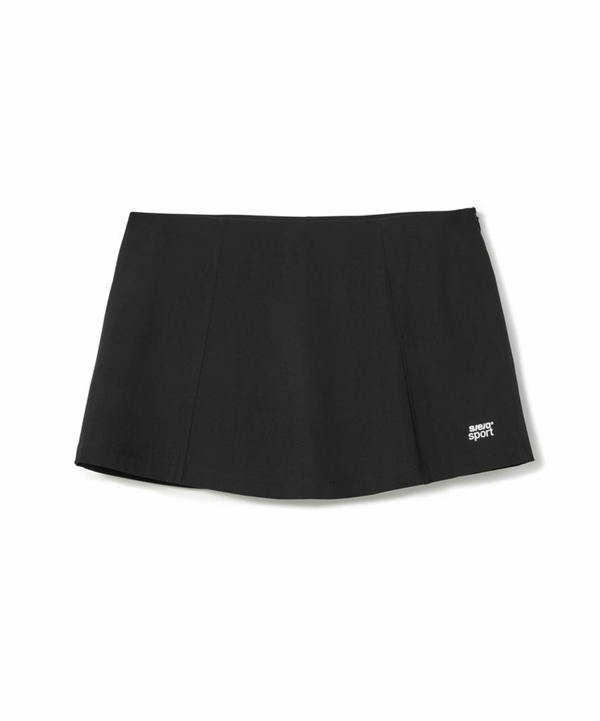 Sio Paneled Culotte Mini Skirt_Black