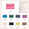 Tasche mit Straußenmuster Handtasche Schultertasche Oberste Schicht Rindsleder Modisch Vielseitig High-End-Design Nische Crossbody