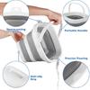 Car Wash Bucket 5L, Collapsible Bucket For Cleaning Supplies, Folding Mop Buckets Water Storage Containers For Camping Gardening Finishing Beach