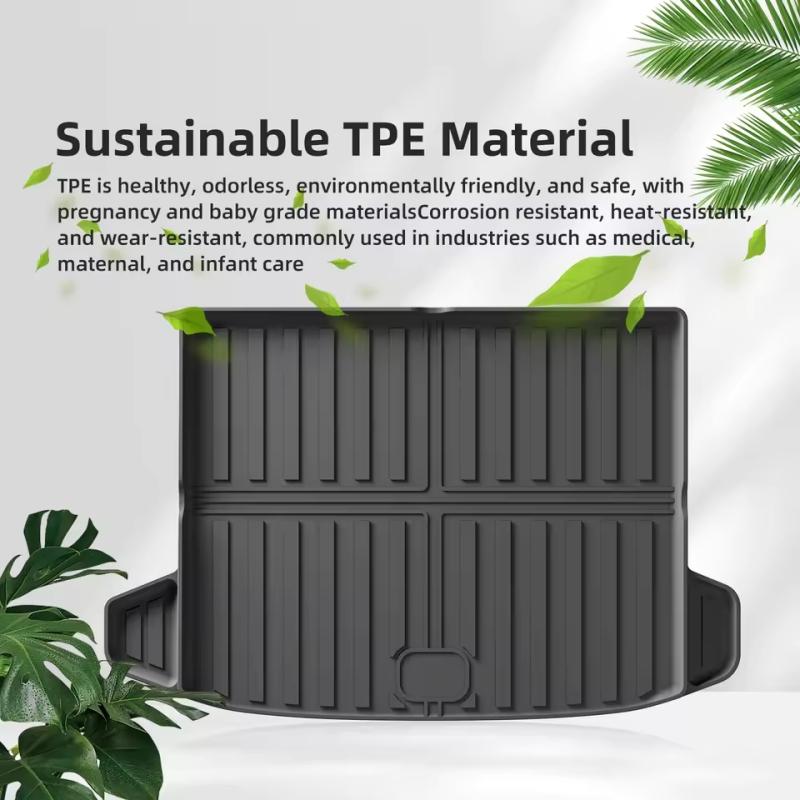 Trunk Mat For Kia Sportage Hev European Hybrid LHD Rear Trunk Seat Backrest Cushion Anti-Kick Mats Car TPE Trunk Protection Pads