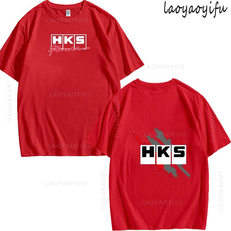 JDM Modified Car HKS ENDLESS Theme 100Cotton Mens Womens Fashion High Quality Oneck Casual Summer TShirt Printed Fashion