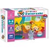 Animal Lottery. Board Game. Kangaroo