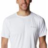 T-shirt homme - COLUMBIA - Zero Rules - Blanc - Technologie anti-transpiration - Manches courtes