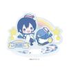 Piapro Characters X Sanrio Characters 12 KAITO X Tuxedo Sam [Collaboration Illustration] Acrylic Stand Plate