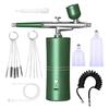 Lightweight Airbrush Guns Kit Rechargeable 0.3mm Tip for Painting and Nail Art Artistic Expression and Skin Moisturizing