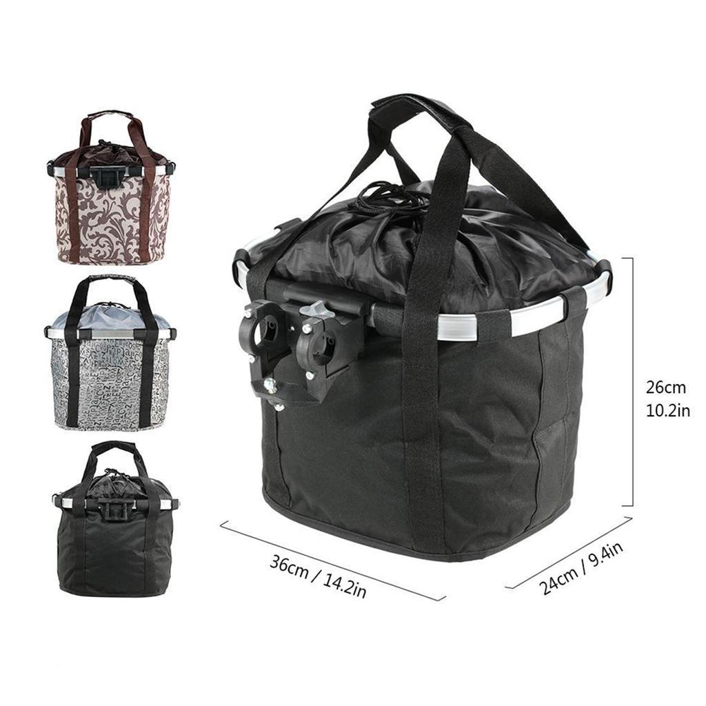 Foldable Aluminium Alloy Basket Mountain Bike Large Bearing Capacity Detachable Bike Basket